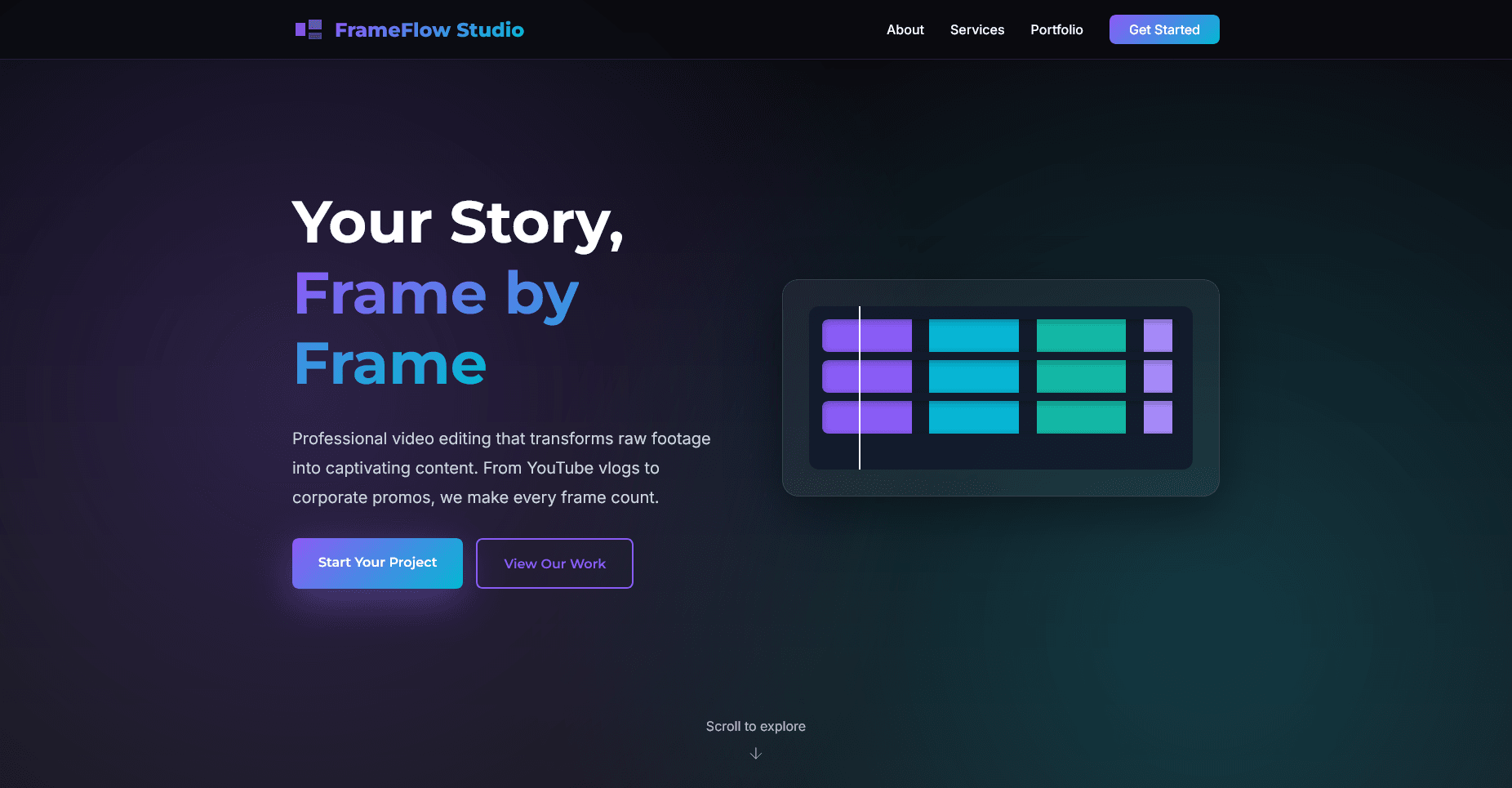 Frameflow site preview
