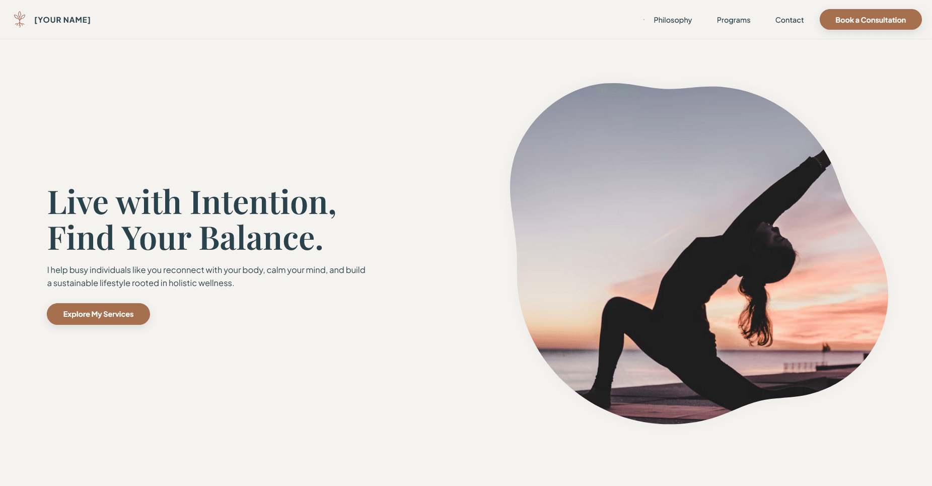 VitaAlign site preview