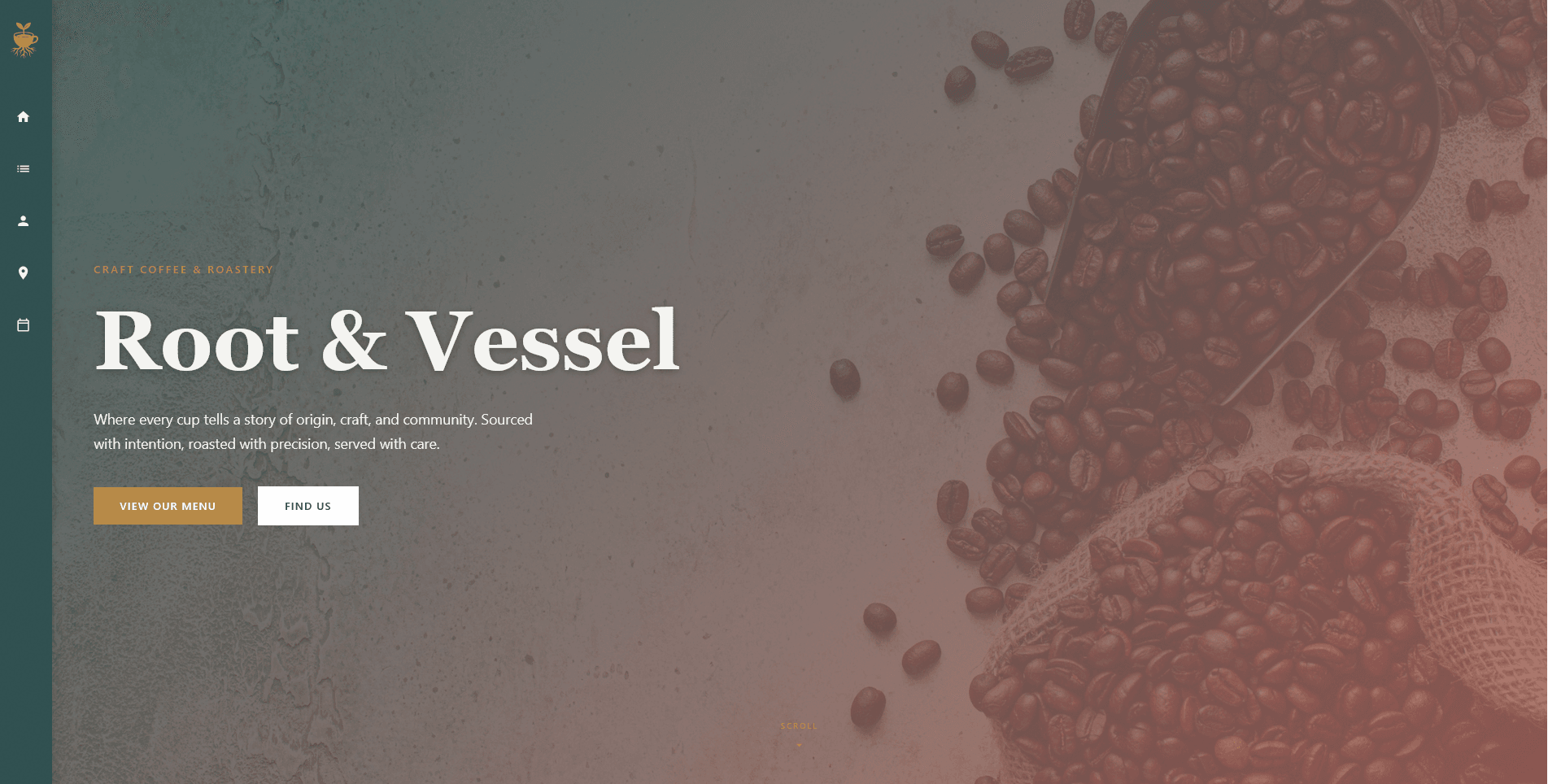 Root & Vessel site preview
