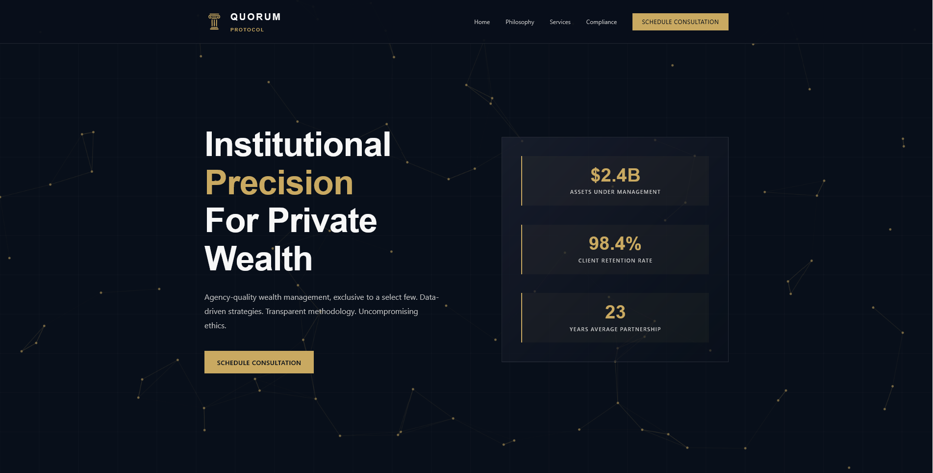 Quorum Protocol website