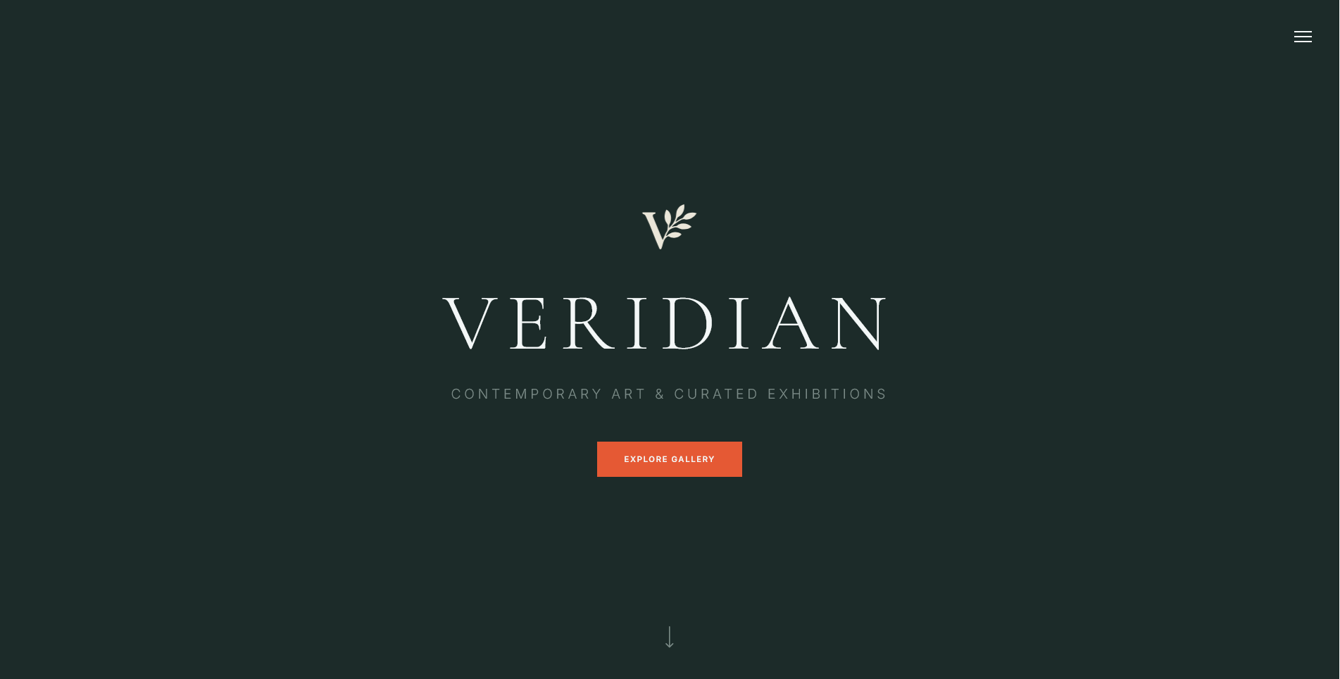 Veridian Gallery website